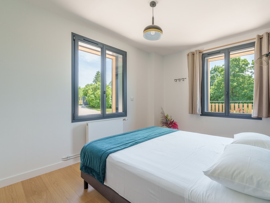 Chambre bleue au rez-de-chaussée