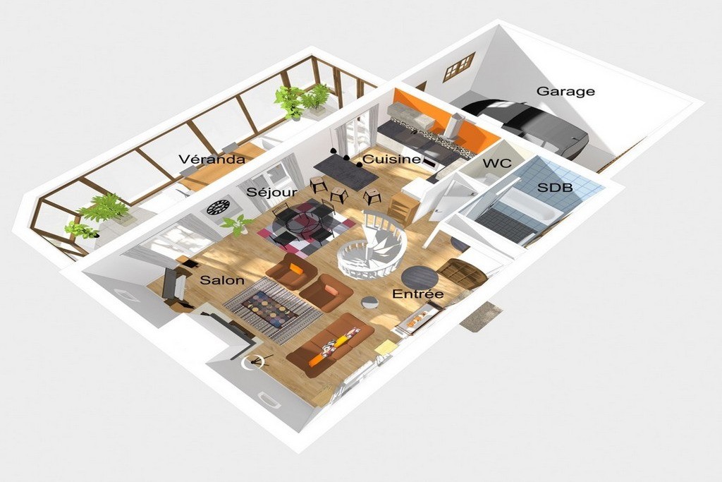 Rez-De-Chaussée en 3D