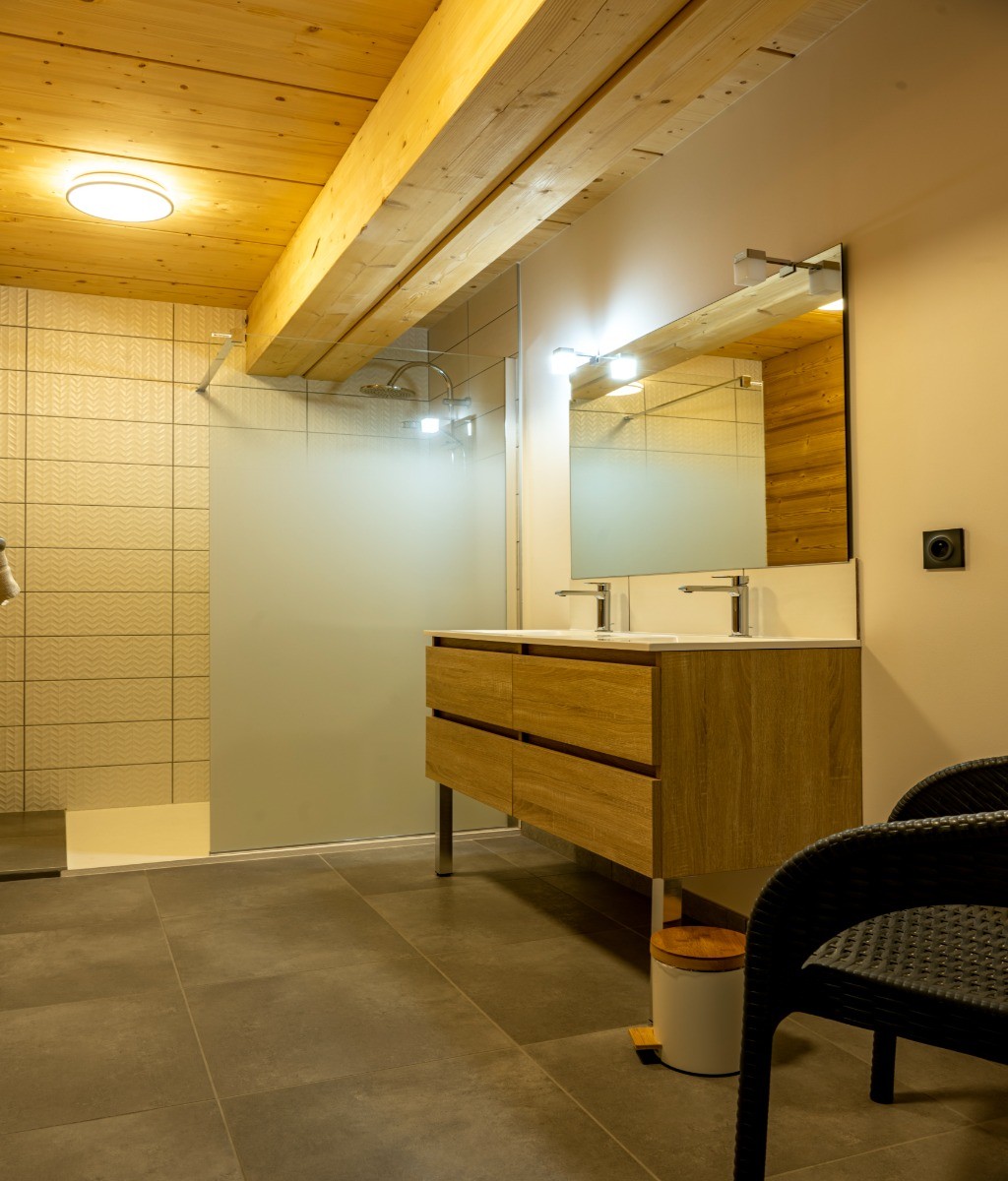 Salle d'eau Le Rossberg - Les spatules
