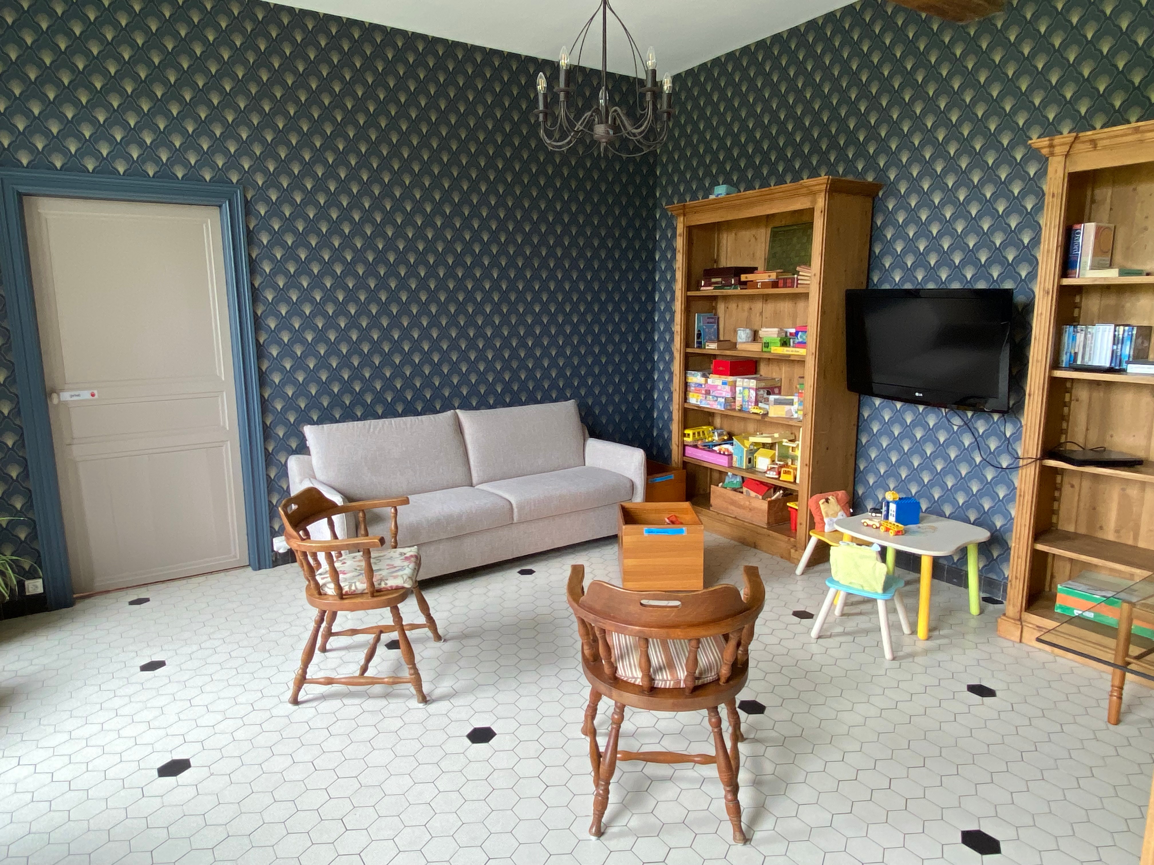 Salle de jeux pour grands et petits