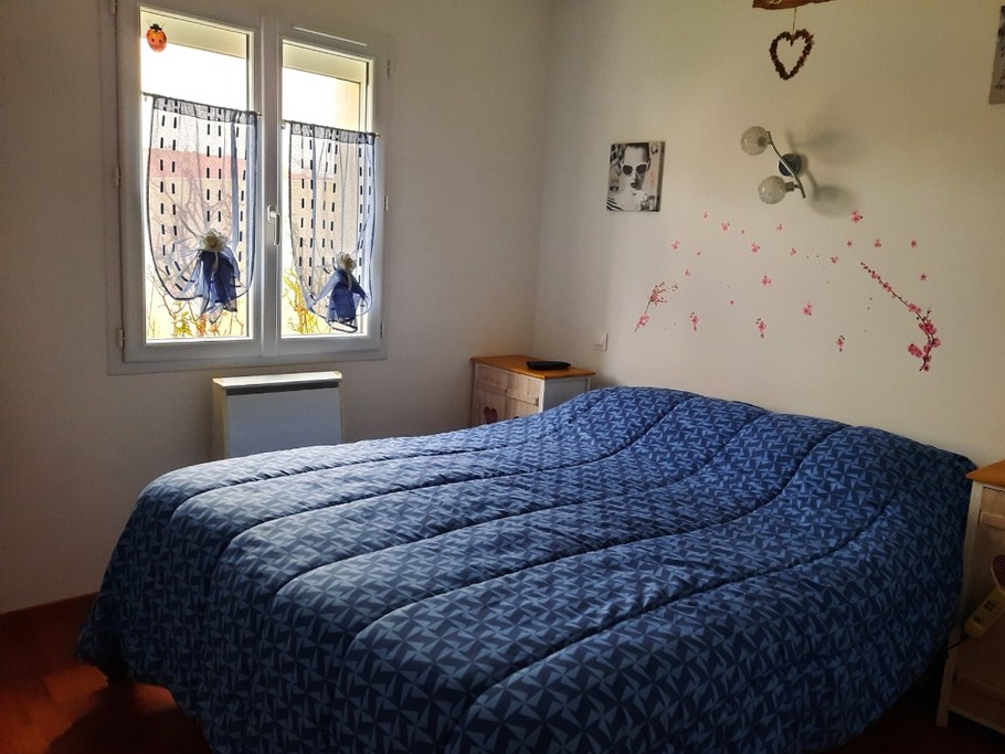chambre lit double 160 avec vue sur jardin