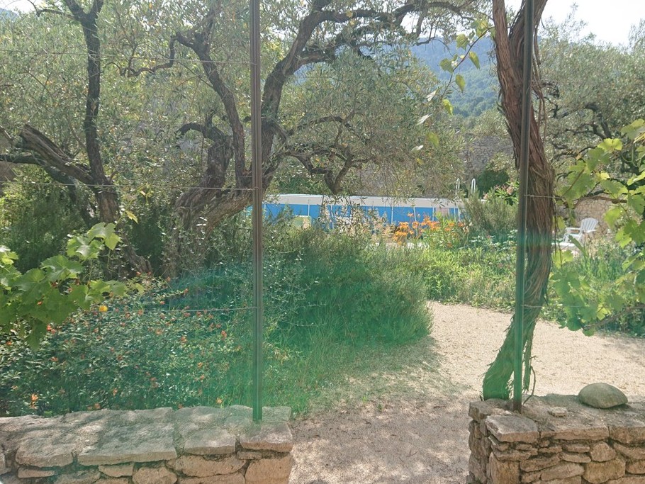 Domaine du Chêne Vert - Gîte La Bergerie - Terrasse