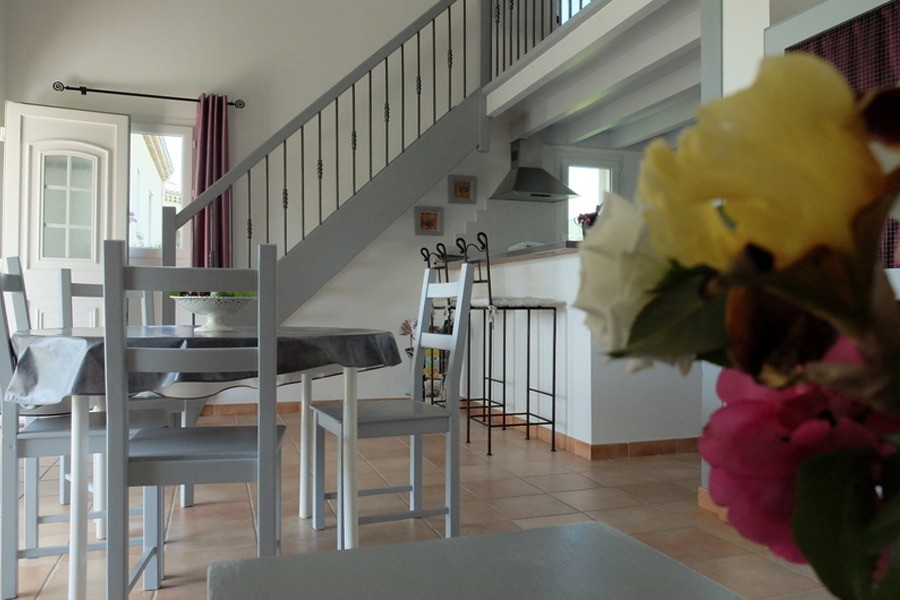 Le gite des Trois Colombes - Coin repas