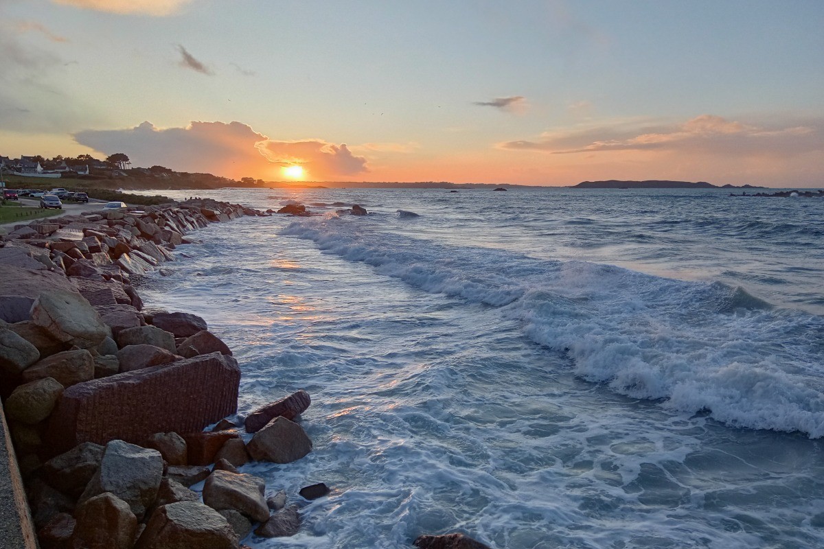 Coucher de soleil au Royau.