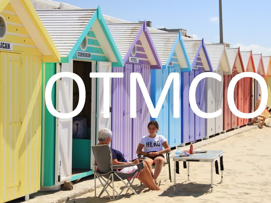 Les cabines de plage de Stella-Plage