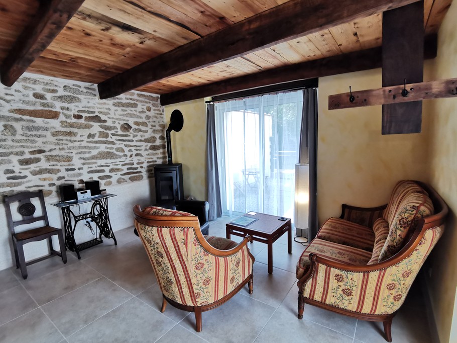 Salon donnant sur la terrasse