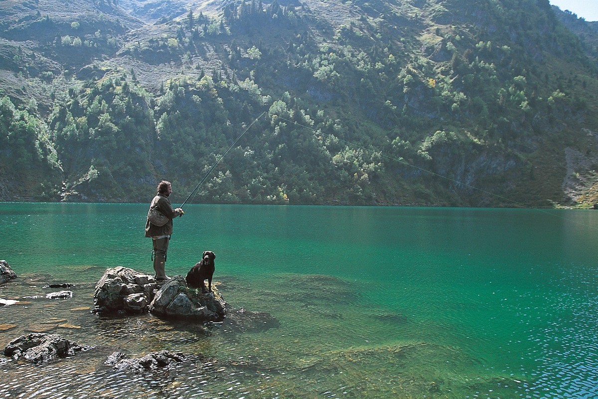 Pêche en lac de montagne