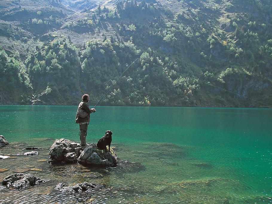 Pêche en lac de montagne