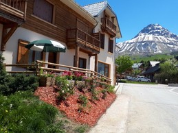 Arrivée au chalet