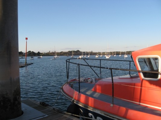bateau de la SNSM à port Blanc