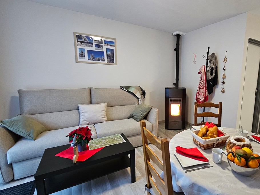 The living room, dining room