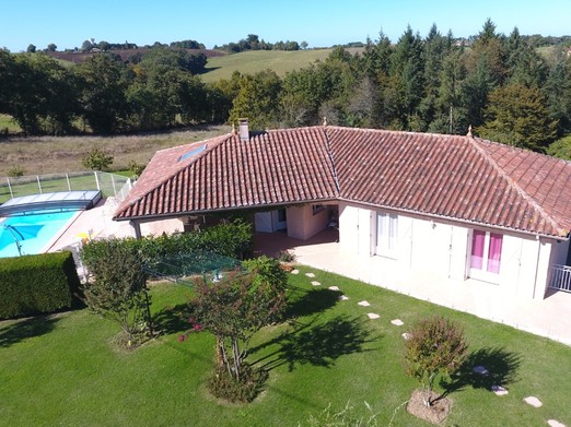 Vue aérienne générale