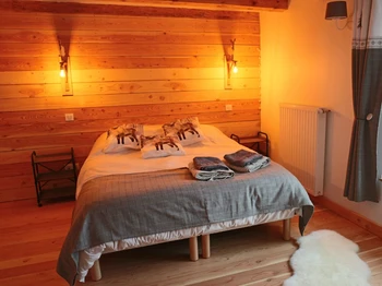 Chambre Flocon à la ferme sous les Hiez à Cornimont