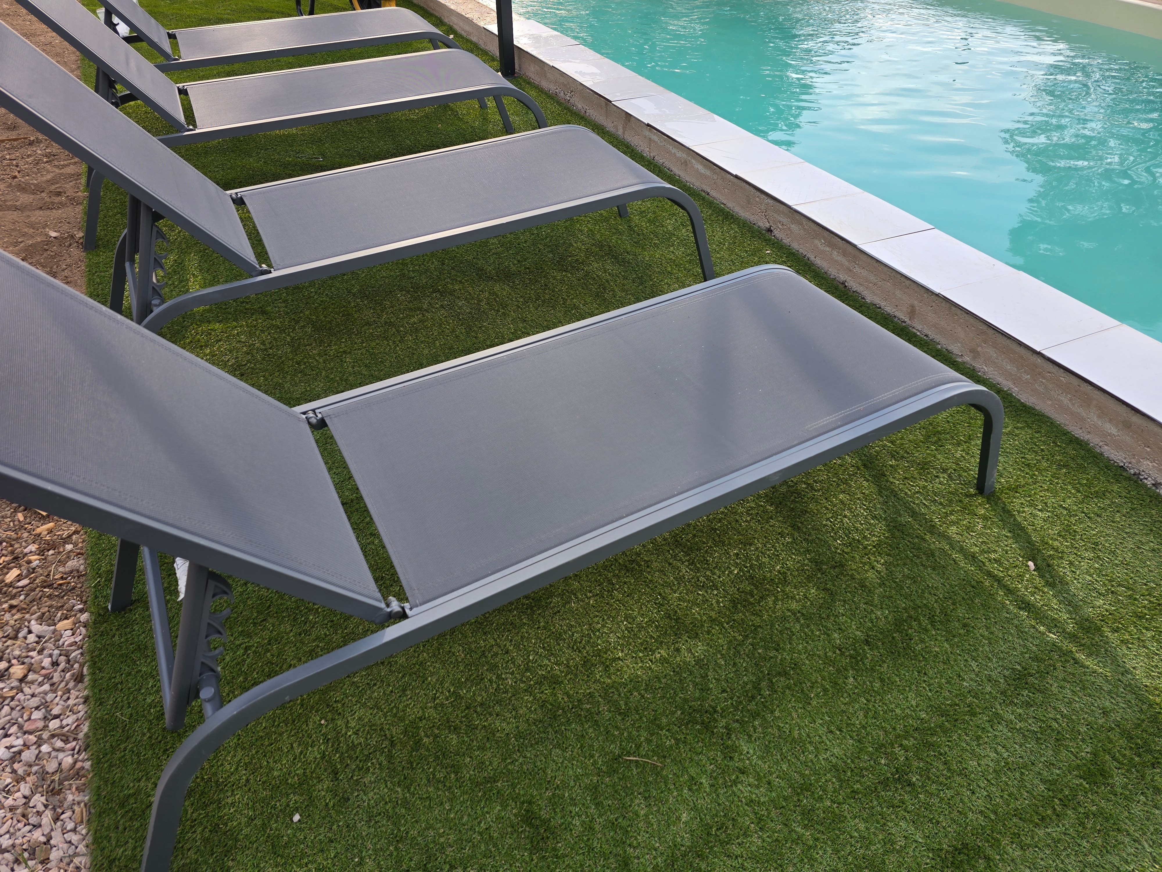 Transats piscine
