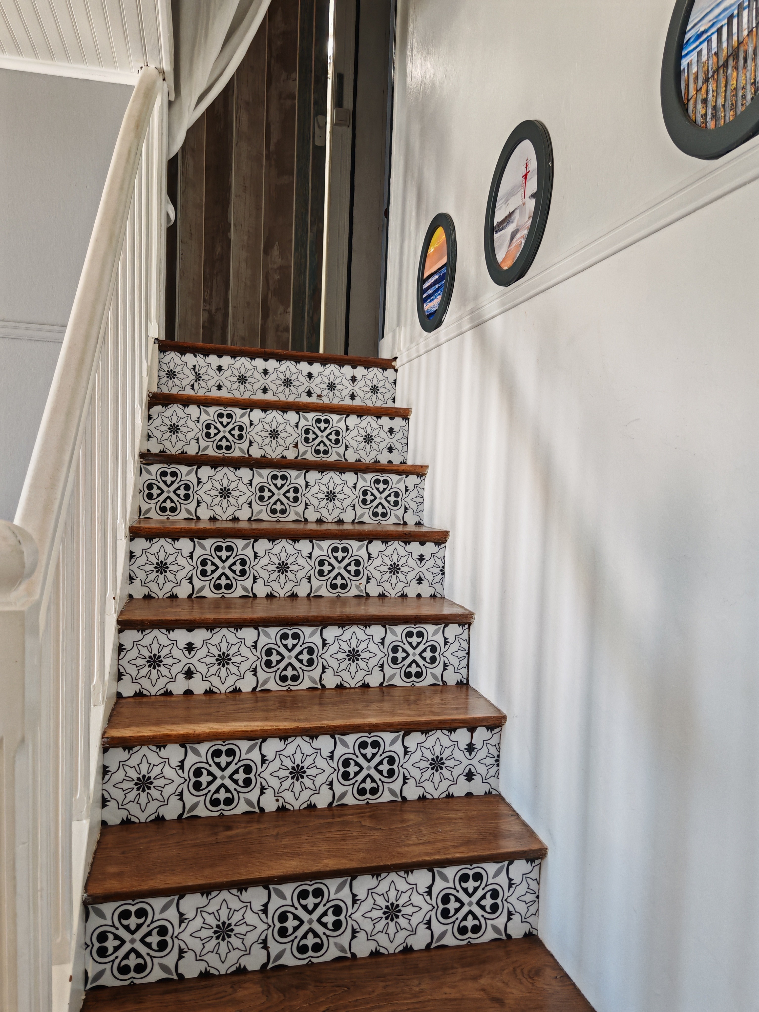 Staircase leading to the first floor