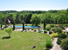Vue de la terrasse Chambre d'hôtes d'en haut