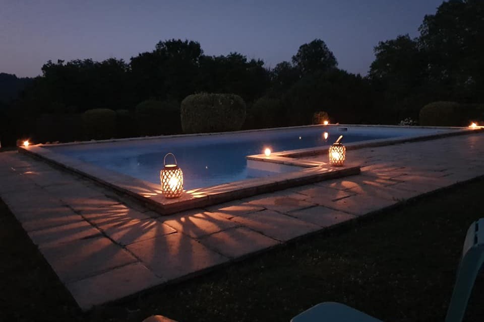 La piscine de nuit