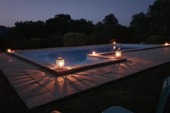 La piscine de nuit