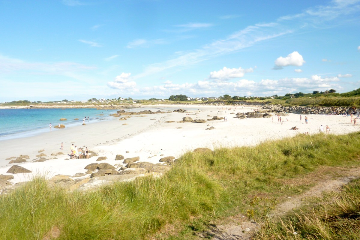plage de la Grève Blanche - Plouguerneau