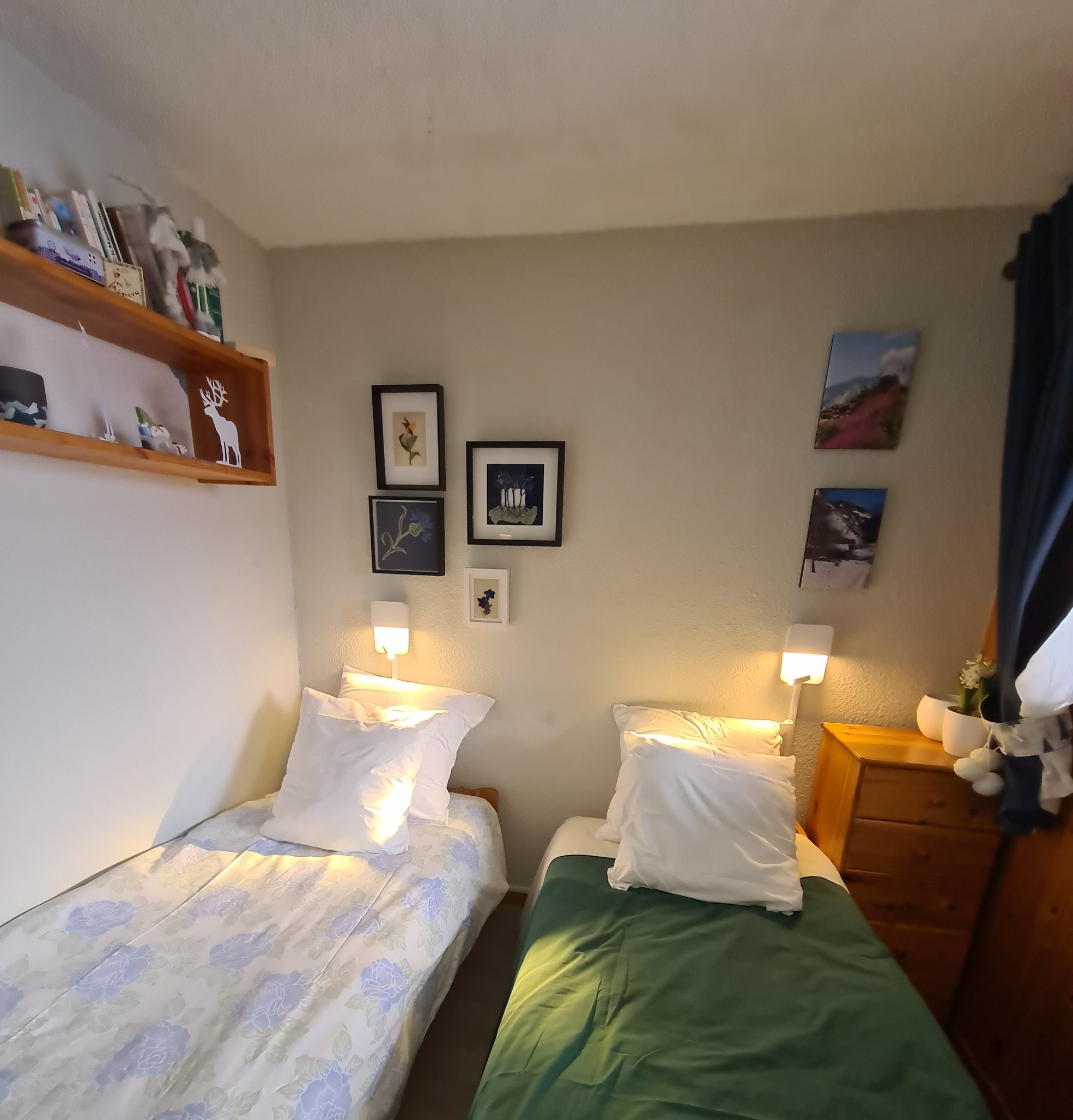 Chambre : option 2 lits