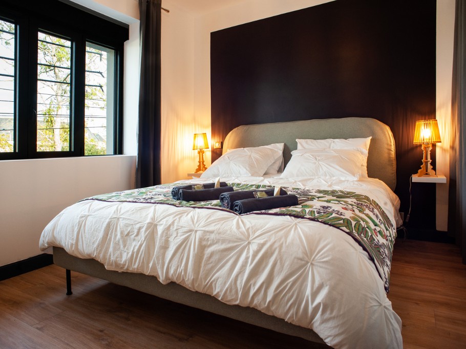 Ti Laouen, Clévacances, 3rd bedroom 1st floor bed 160