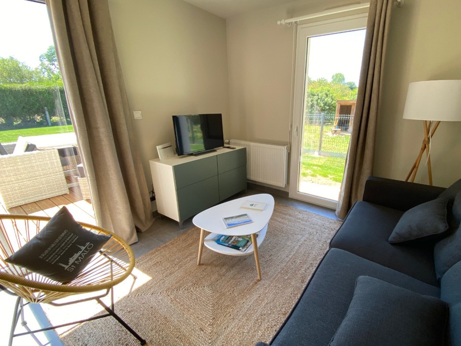 Le Mascaret, location 4 pers, St Lormel, salon