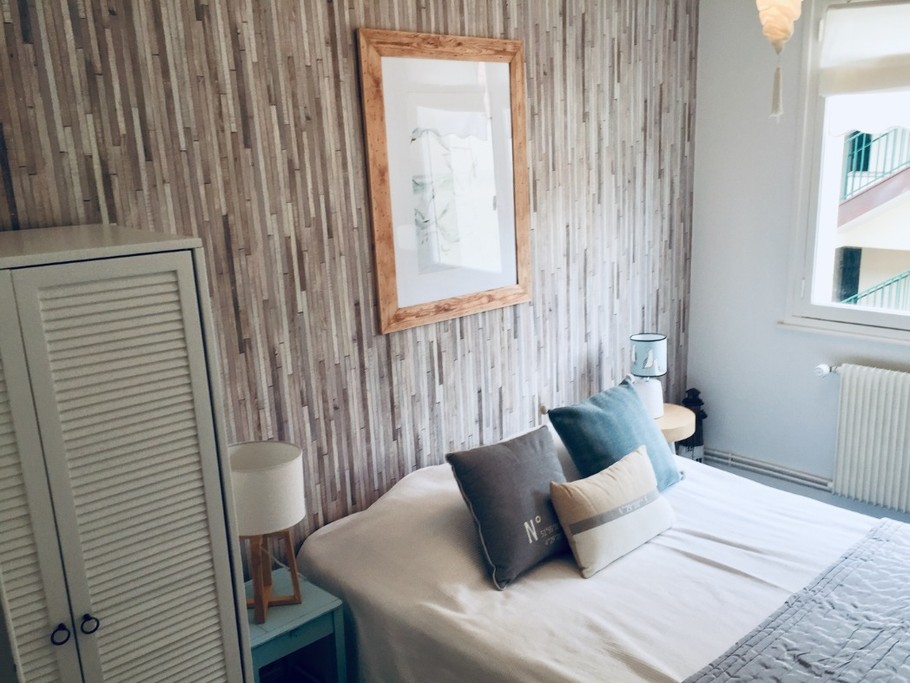 Chambre taupe | 1 lit double