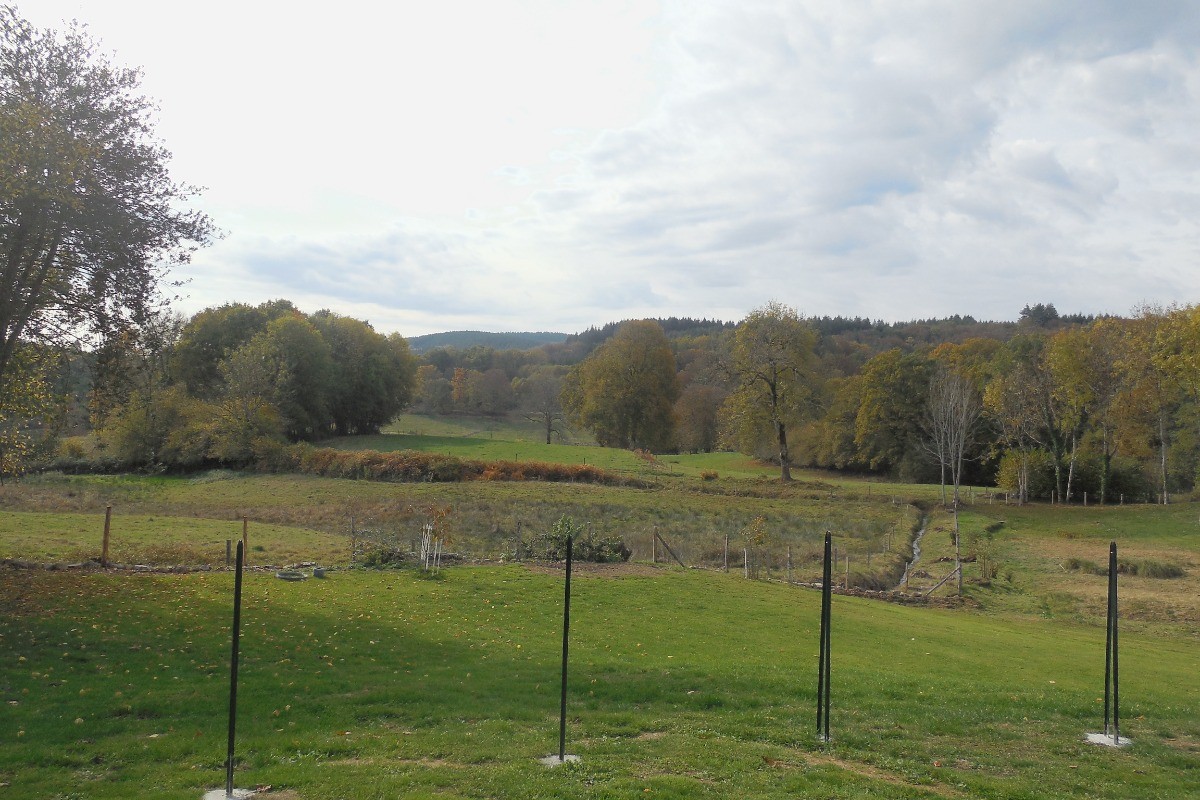 Vue sur la campagne