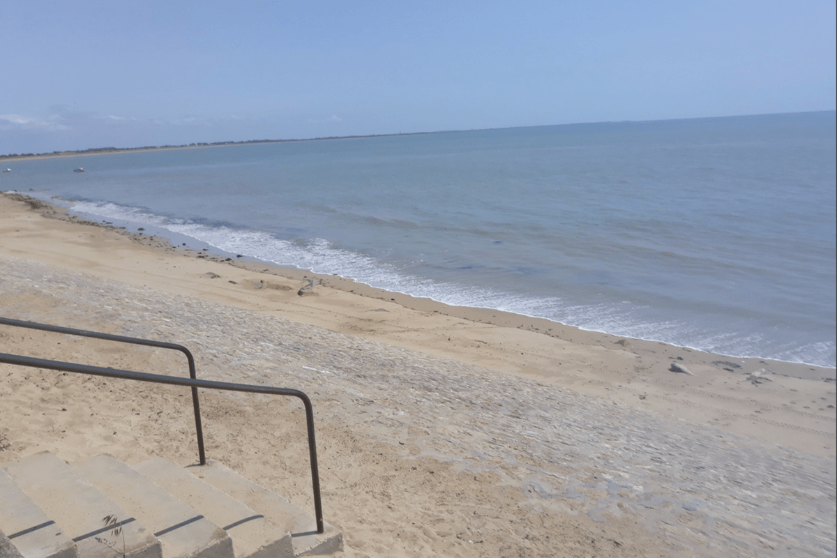 accès privé à la plage depuis la résidence