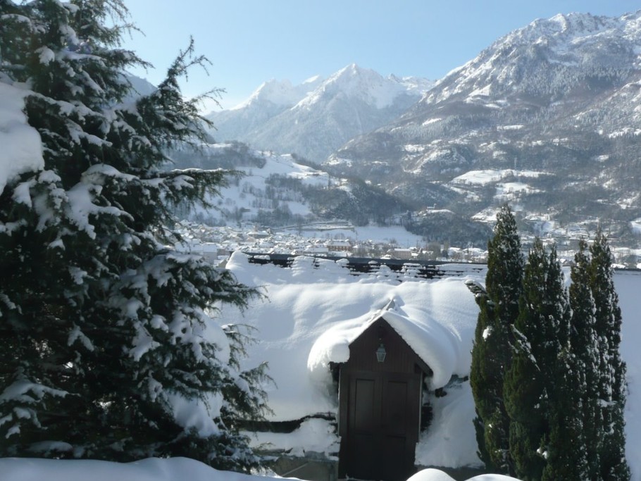 vue sur Luz depuis la location
