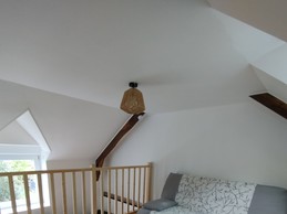 Mezzanine with sofa bed that converts into a double bed