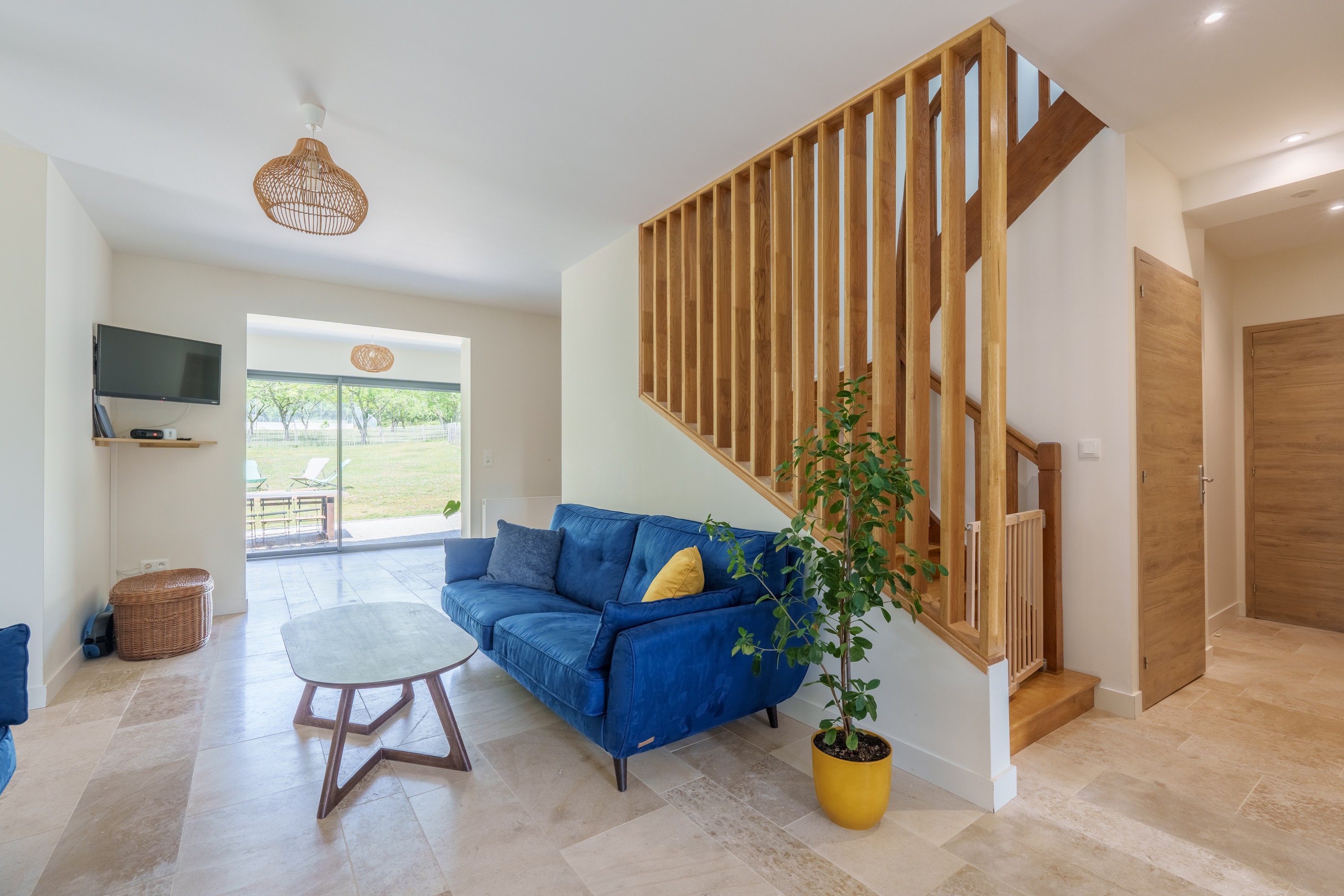 Salon au rez-de-chaussée