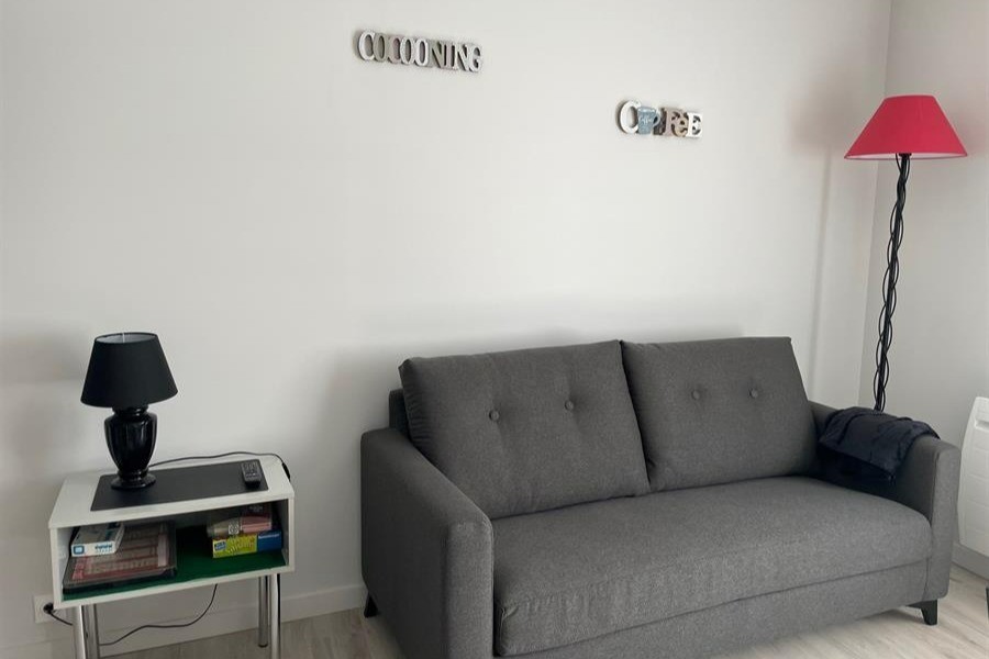 Coin salon avec convertible