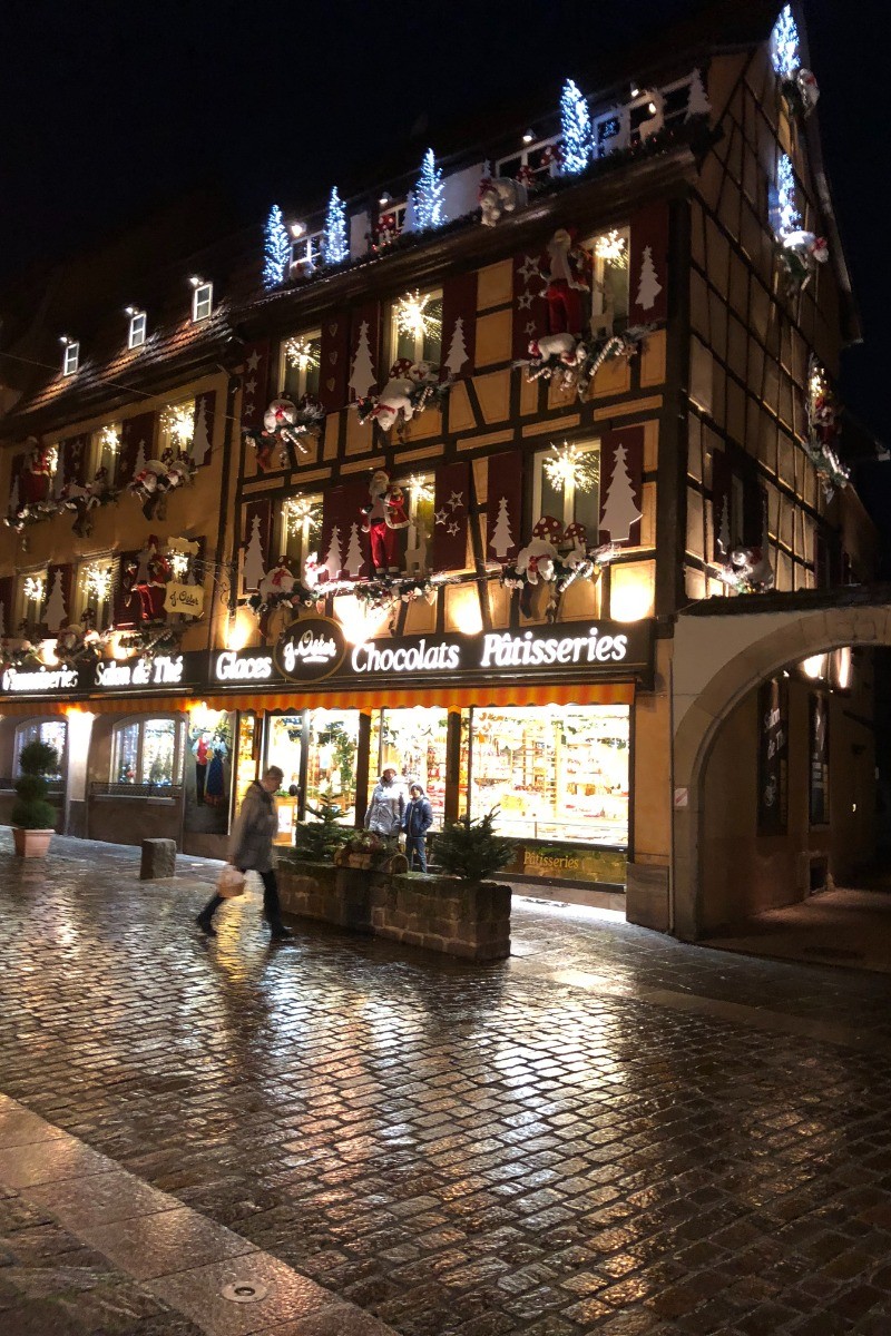 Centre-ville de Barr en période de Noël