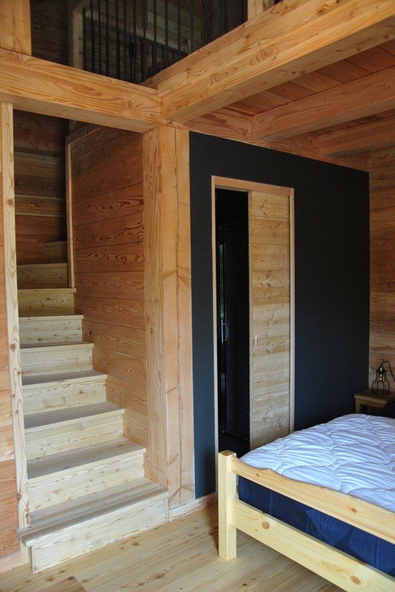 chambre et accès mezzannine