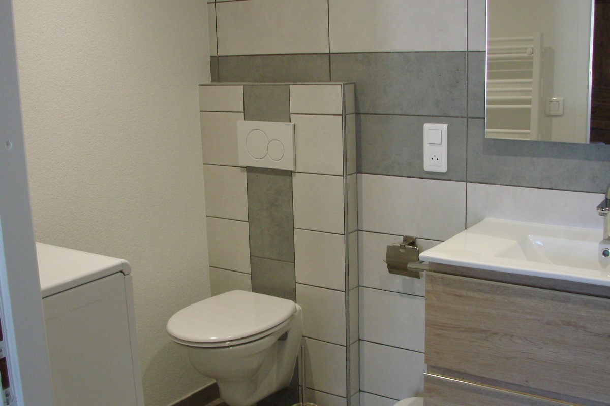 Wc dans salle d'eau