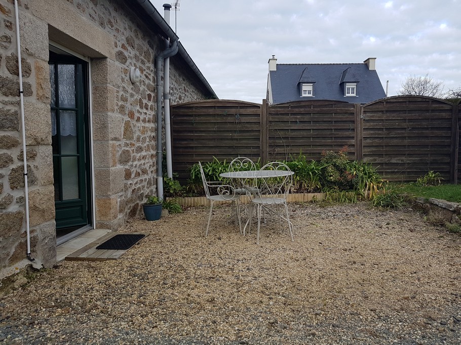 Terrace with garden furniture