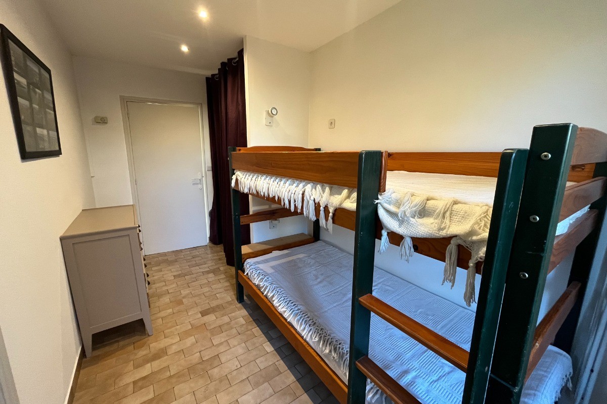 Lit superposé gîte chez Fernand chambre enfant Amfreville