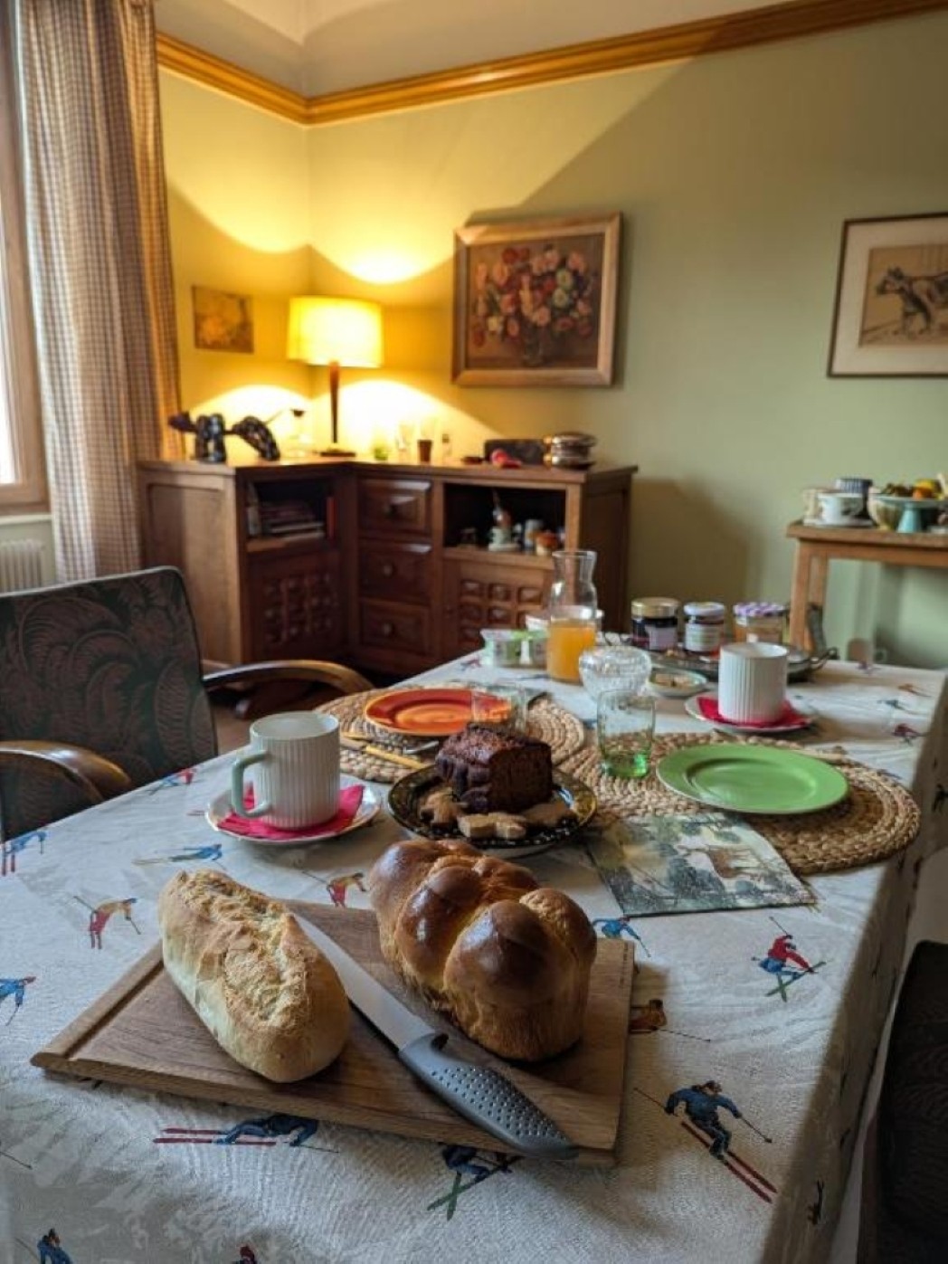 Petit déjeuner - Chambre "La Lisière", la maison de Marie