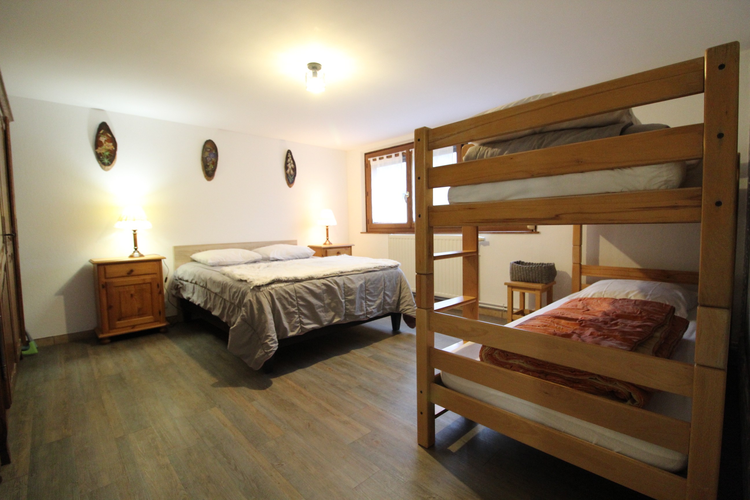 Chambre 4 couchages - Gîte La Moselotte à Saulxures-sur-Moselotte – Proche Lac & Voie Verte