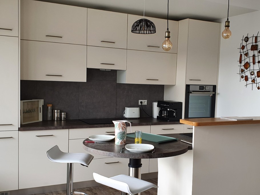 Cuisine équipée vue mer