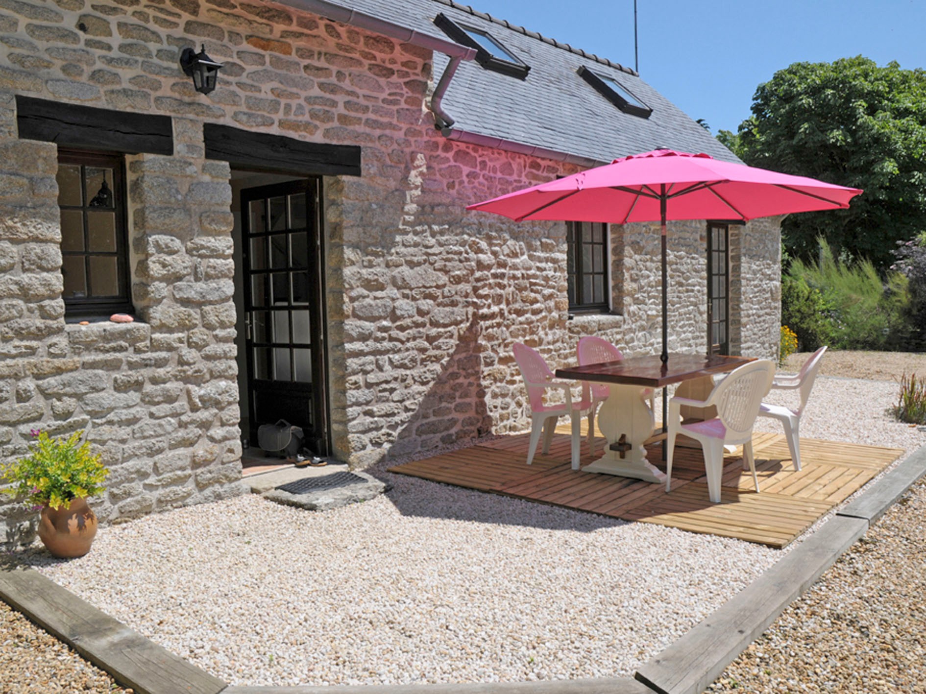 La terrasse ensoleillée