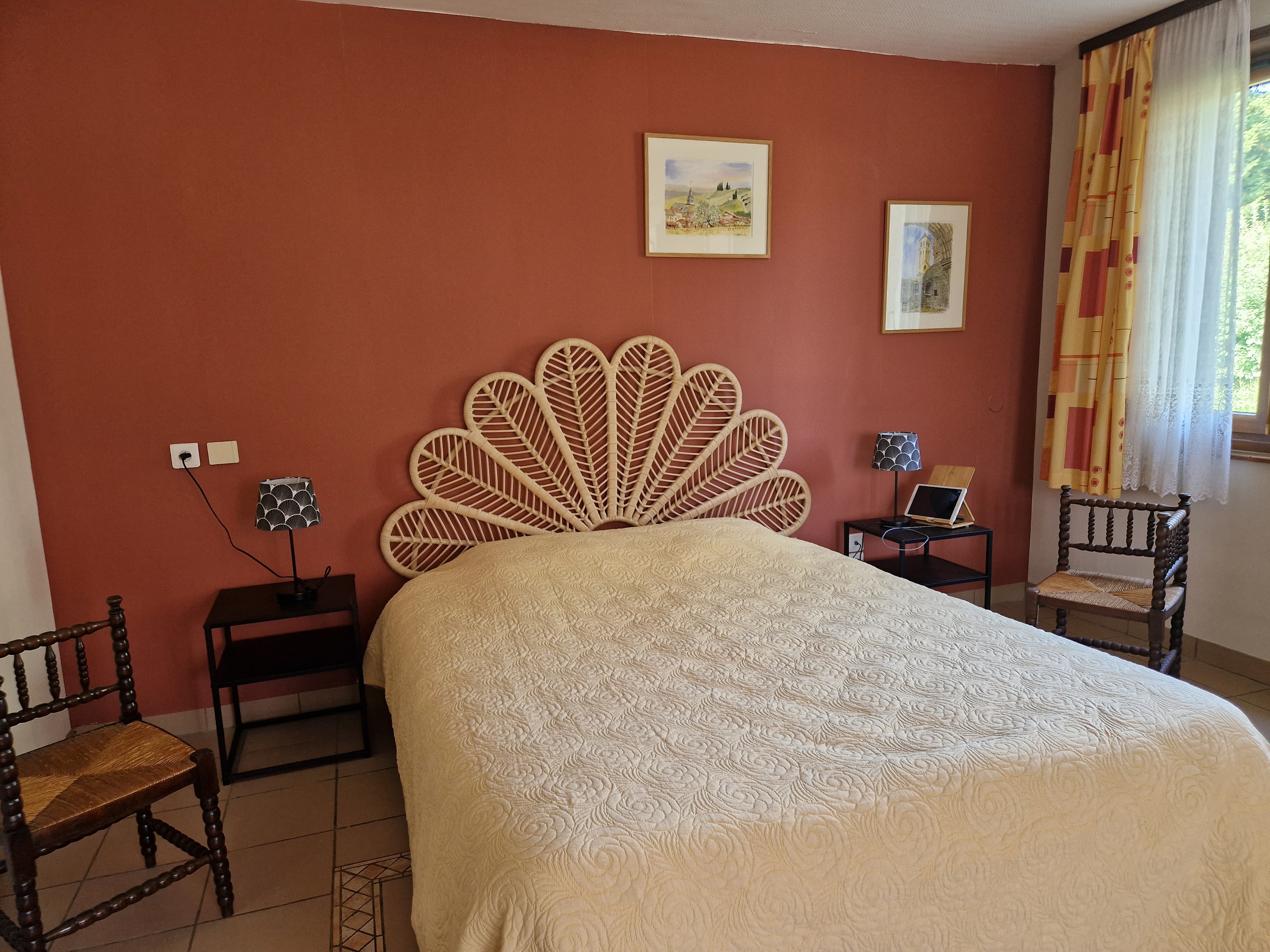Lit queen size160x200 - Chambre d'hôtes l'An 12 - Prairial