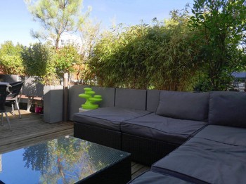 relaxation area on the terrace
