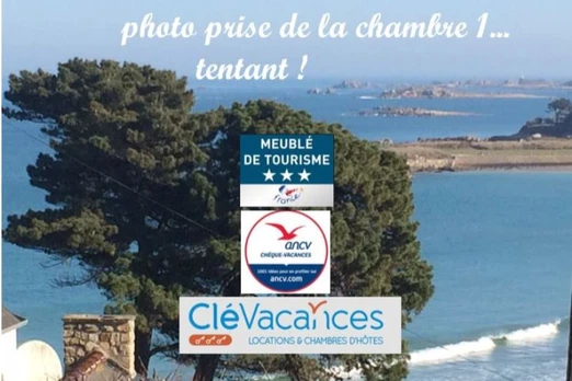 vue de la chambre 1 et de la terrasse