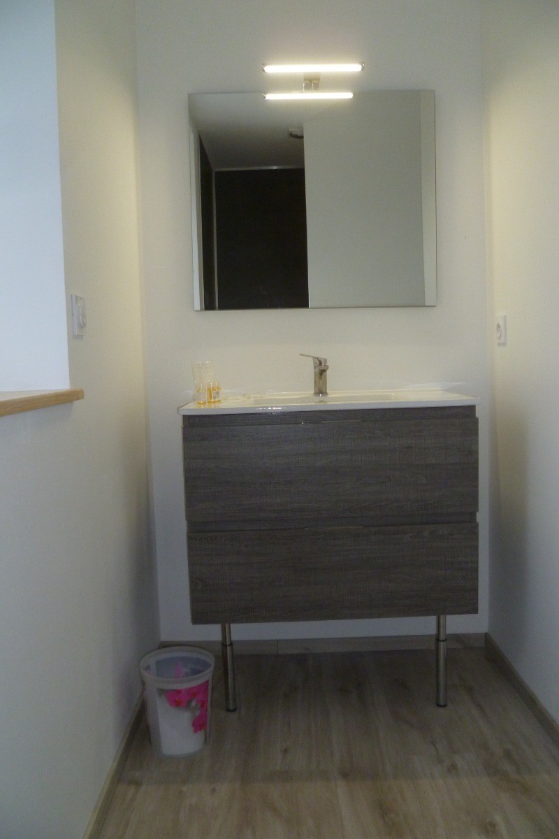salle d'eau communicante et privative