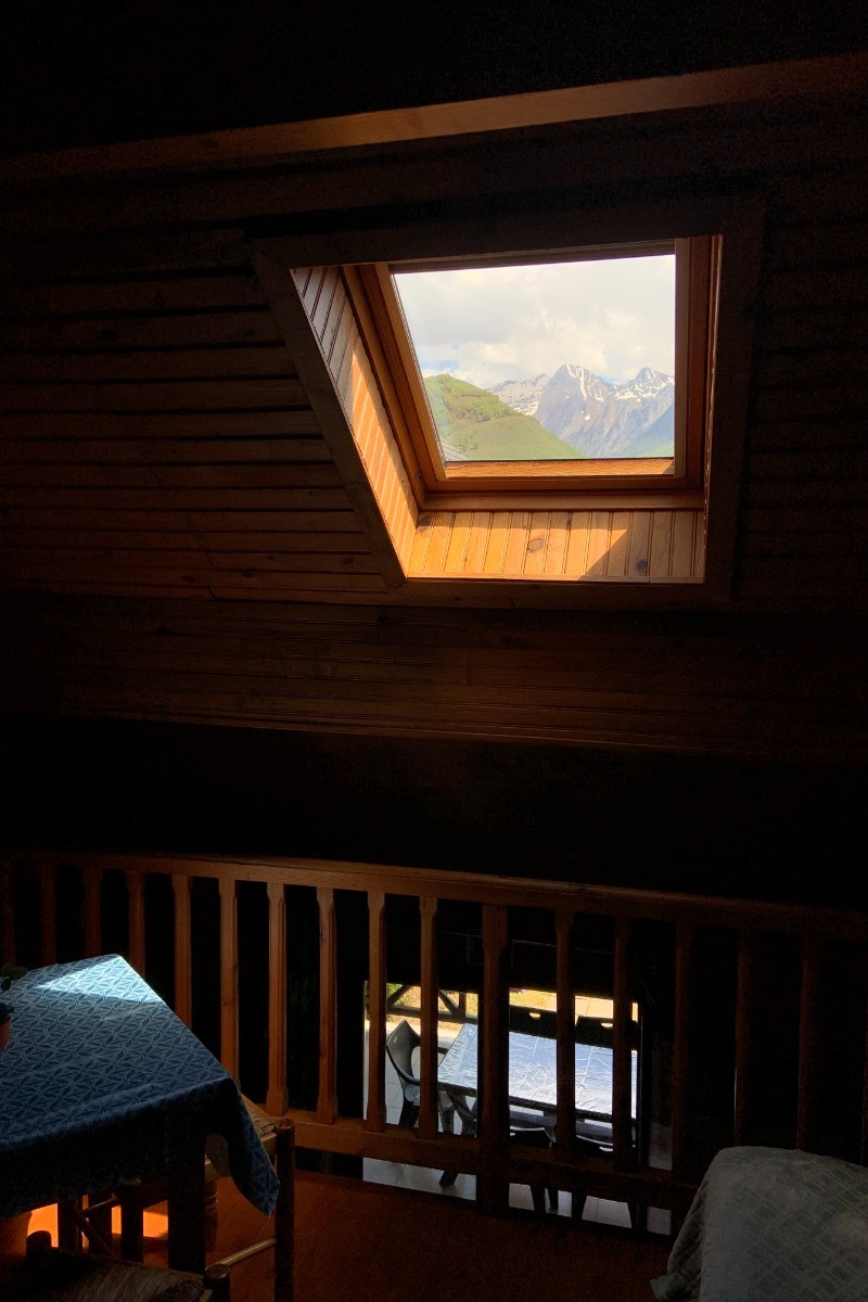 Vue des montagnes depuis la mezzanine