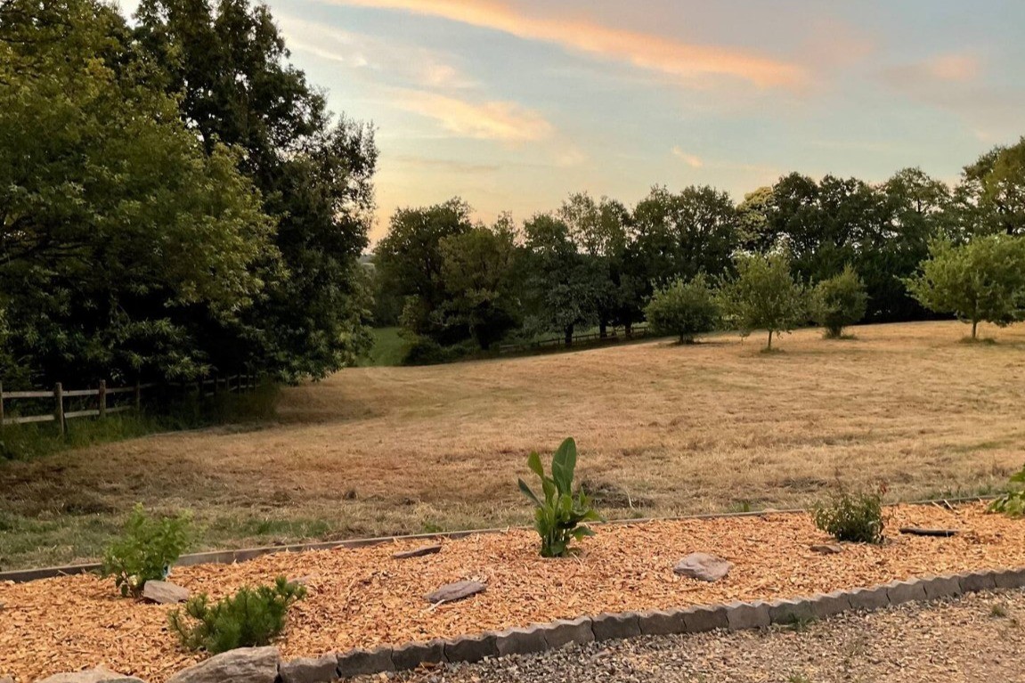 Ciel dégagée sur le Domaine de la Riaudaie