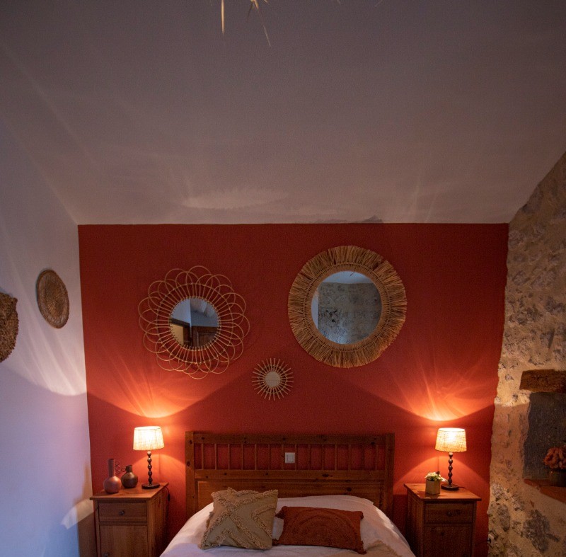 Chambre terracotta
