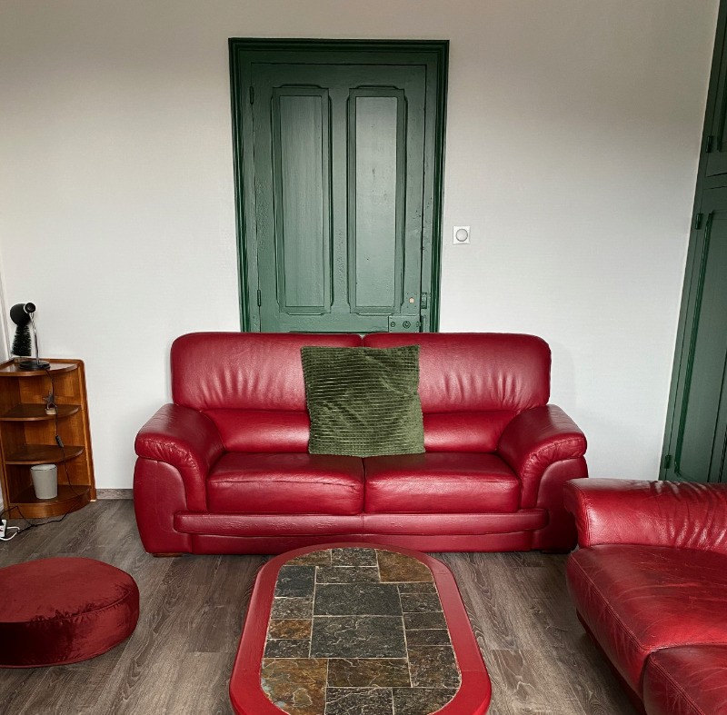 Le salon - Gite vert, domaine de Granit